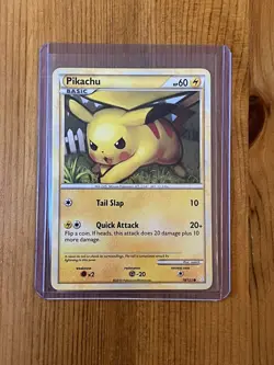 Pikachu 78/123 Heart Gold & Soul Silver Pokemon Trading Card - Image 1