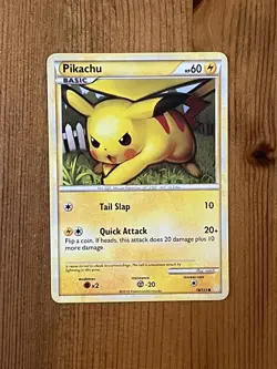 Pikachu 78/123 Heart Gold & Soul Silver Pokemon Trading Card - Image 3