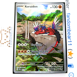 Koraidon FULL ALT ART PROMO card SVP014 Scarlet & Violet 2023 Pokemon TCG NM/LP - Image 1