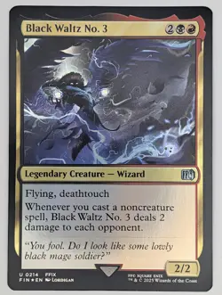 (Foil) Black Waltz No. 3 (0214) FINAL FANTASY NM - Image 1