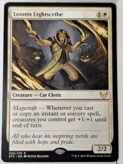 Leonin Lightscribe - Strixhaven: School of Mages - Magic the Gathering MTG Nice! - Image 1