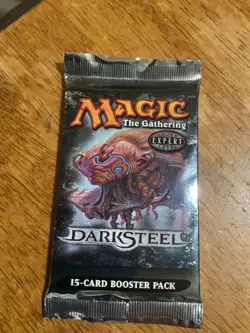 MTG Darksteel Booster Pack - NEW, SEALED, & UNOPENED PERFECT! Plus Free Shipping - Image 1