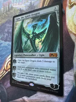 MTG Ugin, the Spirit Dragon Core Set 2021 Foil NM 2020 001/274 - Image 2