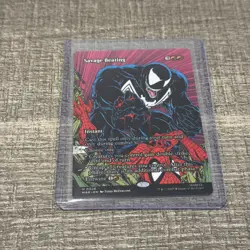 Savage Beating Magic The Gathering Spider-Man Mythic Rare Borderless M 0026 - Image 1