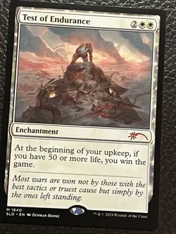 Mtg Secret Lair- Test Of Endurance-20 Ways To Win-NM - Image 1