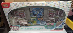 Pokemon 151 Blooming Waters Premium Collection Box 12 Booster Packs - Image 1
