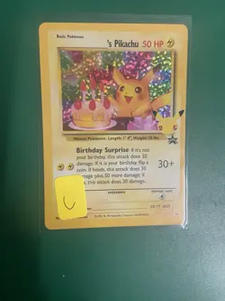 Birthday Pikachu 24 Celebrations Classic Collection Holo Pokemon TCG 2021 NM #C - Image 1
