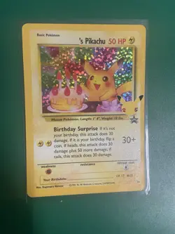 Birthday Pikachu 24 Celebrations Classic Collection Holo Pokemon TCG 2021 NM #C - Image 2
