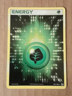 Pokemon Grass Energy 101/106 ex Emerald Reverse Holo NM-MINT See Pictures - Image 1