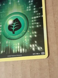 Pokemon Grass Energy 101/106 ex Emerald Reverse Holo NM-MINT See Pictures - Image 2