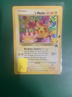 Birthday Pikachu 24 Celebrations Classic Collection Holo Pokemon TCG 2021 NM #B - Image 1
