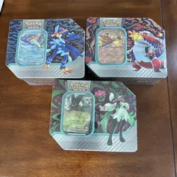 Pokemon Paldea Partners Tins Lot of 3 - Brand New Sealed - Image 1