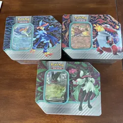 Pokemon Paldea Partners Tins Lot of 3 - Brand New Sealed - Image 2