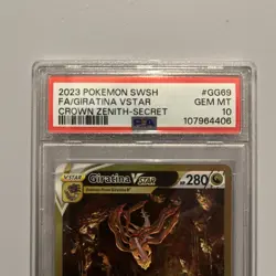 2023 Pokemon Giratina VSTAR Full Art GG69/GG70 Crown Zenith English PSA 10 - Image 3