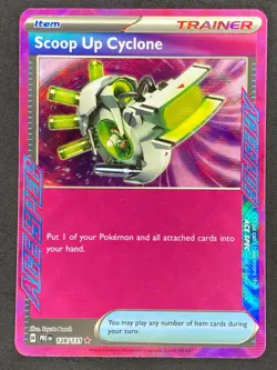 Pokemon Scoop Up Cyclone Ace Spec 128/131 PRE Prismatic Evolutions NM - Image 1