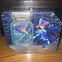 Pokemon Paldea Partners Tin Quaquaval TCG Sealed - Image 1