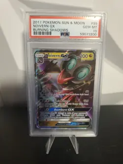2017 Pokemon Burning Shadows Noivern GX #99 PSA 10 Gem Mint - Image 1