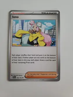 Pokemon TCG Iono Scarlet & Violet - Paldea Evolved 185/193 Regular Uncommon - Image 1