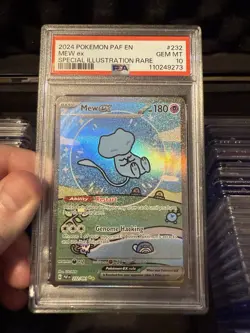 Pokemon Mew EX 'Bubble Mew' Sir 232/091 Paldean Fates English Edition PSA 10 - Image 2