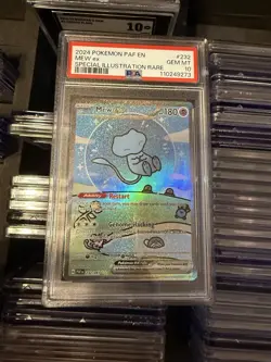 Pokemon Mew EX 'Bubble Mew' Sir 232/091 Paldean Fates English Edition PSA 10 - Image 3