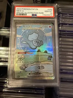 Pokemon Mew EX 'Bubble Mew' Sir 232/091 Paldean Fates English Edition PSA 10 - Image 4
