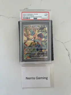 Pokemon TCG Journey Together Hop's Zacian EX 186/159 PSA 9 - Image 1