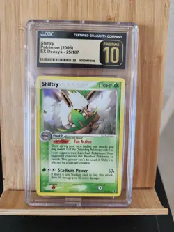 Pokemon Shiftry (2005) EX Deoxys - 25/107 - Graded CGC 10 Pristine - Image 1
