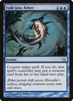 FOLD INTO AETHER - Fifth Dawn - MTG Magic the Gathering Card - Uncommon - Image 1