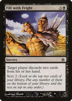 FILL WITH FRIGHT - Fifth Dawn - MTG Magic the Gathering Card - Common - Image 1