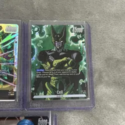 Dragon Ball Super Card Game Lot 3x Golden Frieza Cell Bulma Bandai TCG DBSCG - Image 3