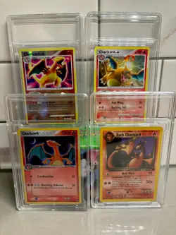 4 Pokemon Card Charizard Vintage Near Mint English See Description 🔥 - Image 1