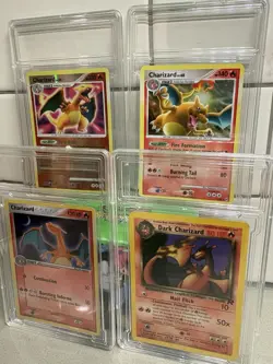 4 Pokemon Card Charizard Vintage Near Mint English See Description 🔥 - Image 2