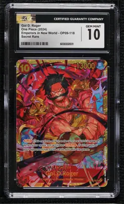 2024 One Piece Card Game: Emperors in the New World OP09 Gol D Roger CGC 10 - Image 1