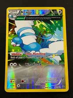 Altaria 74/108 - XY Roaring Skies Full Art Reverse Holo Pokemon TCG Card LP - Image 1