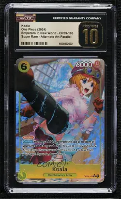 2024 One Piece Card Game: Emperors in the New World OP09 Koala CGC 10 Pristine - Image 1