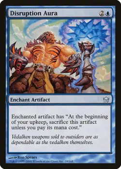 DISRUPTION AURA - Fifth Dawn - MTG Magic the Gathering Card - Uncommon - Image 1