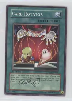 Card Rotator 1st Ed. YuGiOh Yusei Fudo Duelist Pack #DP08-EN020 2009 - Image 1