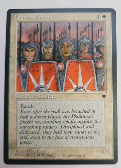 MTG Magic The Gathering Card Icatian Phalanx Summon Soldiers White Fallen Empire - Image 1