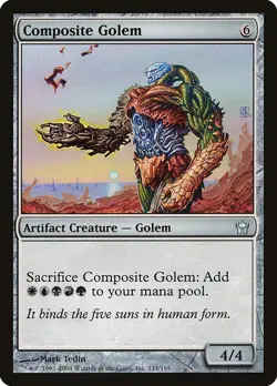 COMPOSITE GOLEM - Fifth Dawn - MTG Magic the Gathering Card - Uncommon - Image 1