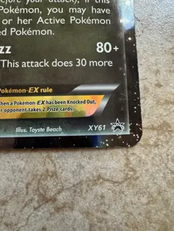 Pokemon Mega Metagross EX XY35 Jumbo XY Promo Card + Flagon EX - Image 2