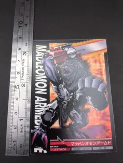 Mad Leomon Armed Mode #1-093/120 Digimon Jintrix Card Carddass BANDAI 2011 Japan - Image 4