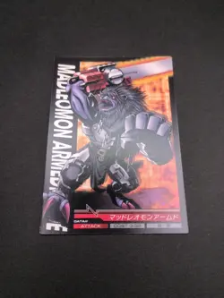 Mad Leomon Armed Mode #1-093/120 Digimon Jintrix Card Carddass BANDAI 2011 Japan - Image 5