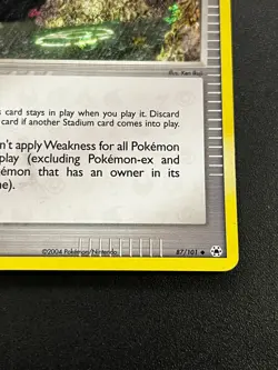 Ancient Tomb 87/101 - EX Hidden Legends Reverse Holo Pokemon TCG Card LP - Image 3