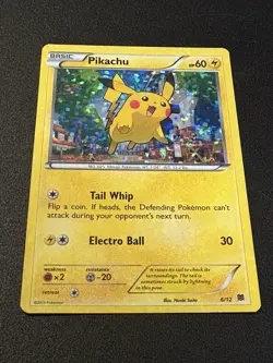 Pikachu 6/12 McDonalds 2015 HOLO Promo Pokemon Card TCG - Image 1