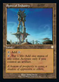 NM-Mint, English MTG Regular Spire of Industry Commander: The Brothers' War Magi - Image 1