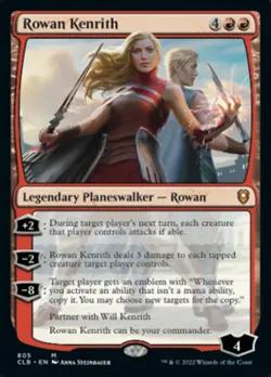 NM-Mint, English MTG Regular Rowan Kenrith Commander Legends: Battle for Baldur' - Image 1