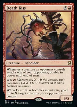 NM-Mint, English MTG Regular Death Kiss Commander Legends: Battle for Baldur's G - Image 1