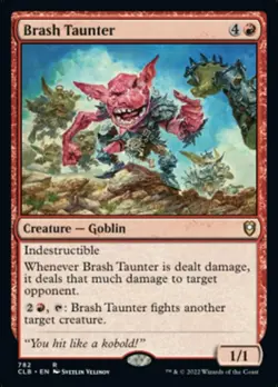 NM-Mint, English MTG Regular Brash Taunter Commander Legends: Battle for Baldur' - Image 1