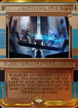 MTG English Counterbalance NM Foil Amonkhet Invocations - Image 1