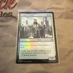 MTG Gallant Citizen Marvel's Spider-Man Foil #0129 - Image 1